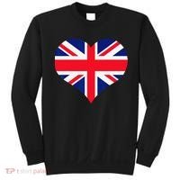 Union Jack British Flag Heart British Isles Sweatshirt thumb 0