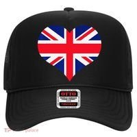 Union Jack British Flag Heart British Isles Hat thumb 0