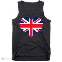 Union Jack British Flag Heart British Isles Tank Top thumb 0