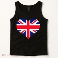 Union Jack British Flag Heart British Isles Tank Top thumb 2