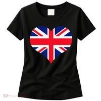 Union Jack British Flag Heart British Isles Women's T-Shirt thumb 0