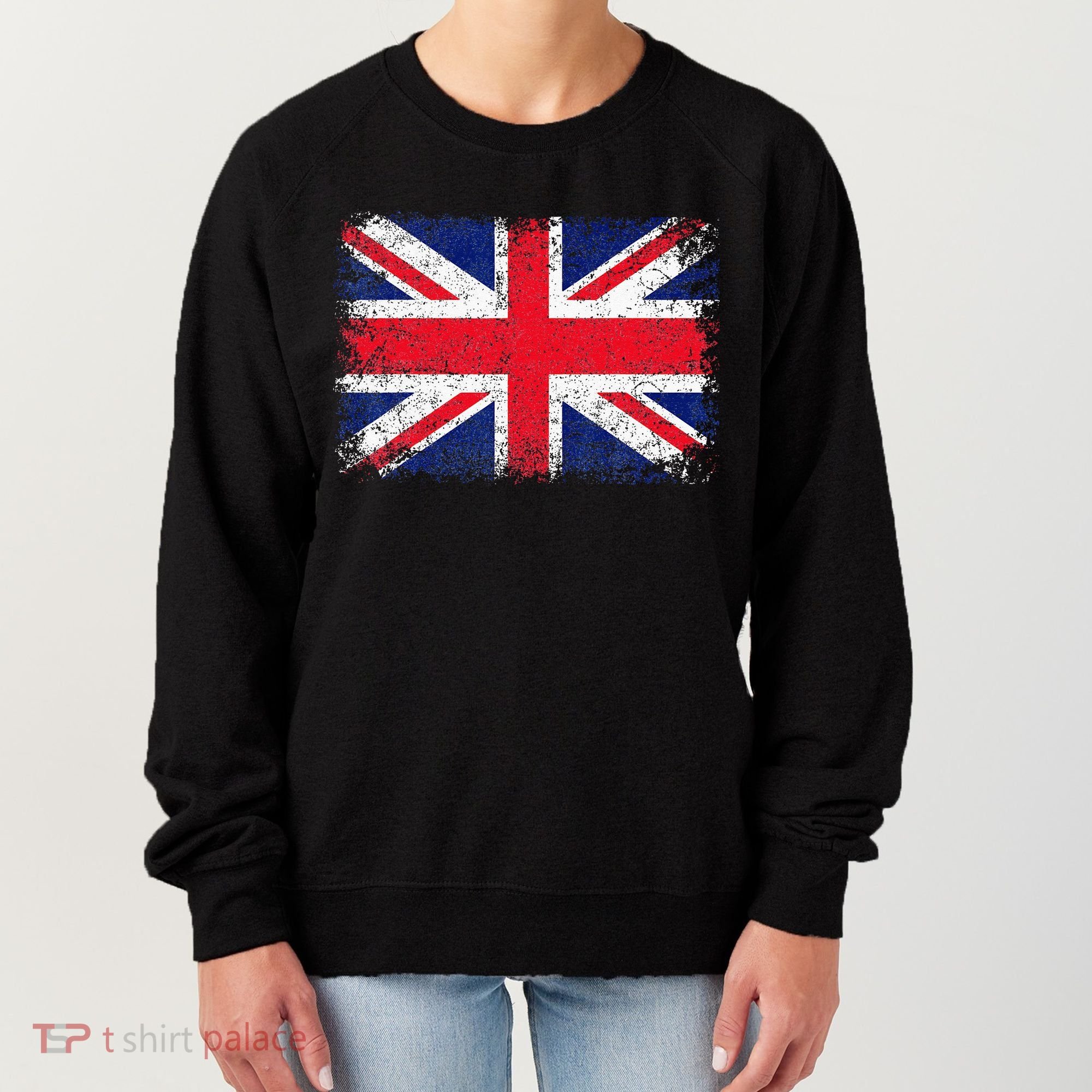 UNION JACK FLAG UNITED KINGDOM GREAT BRITAIN ENGLAND Women's Sweatshirt
