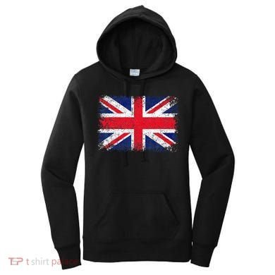 UNION JACK FLAG UNITED KINGDOM GREAT BRITAIN ENGLAND Women's Hoodie