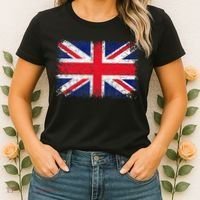 UNION JACK FLAG UNITED KINGDOM GREAT BRITAIN ENGLAND Women's T-Shirt thumb 2