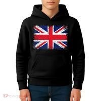 UNION JACK FLAG UNITED KINGDOM GREAT BRITAIN ENGLAND Kids Hoodie thumb 4