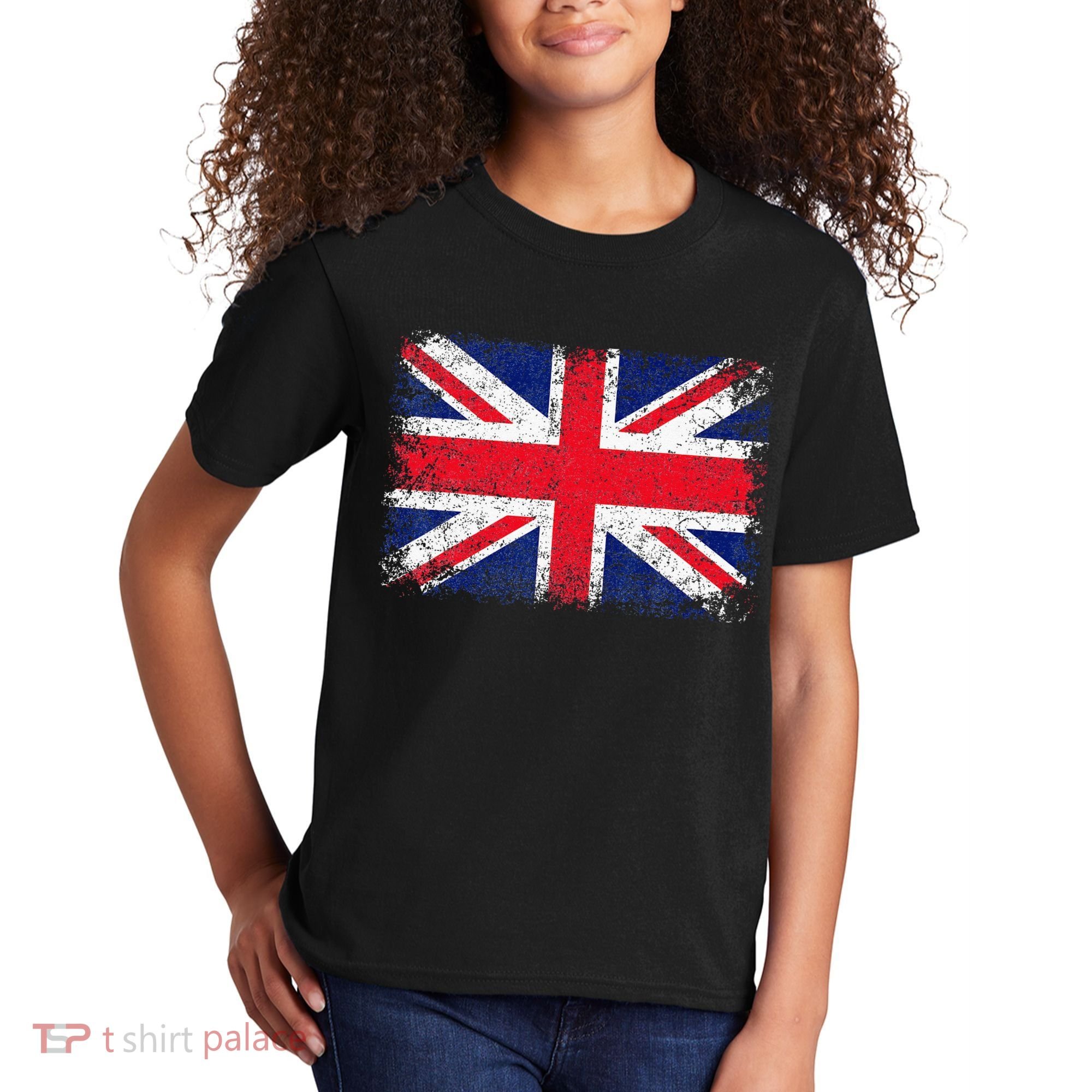 UNION JACK FLAG UNITED KINGDOM GREAT BRITAIN ENGLAND Kids T-Shirt