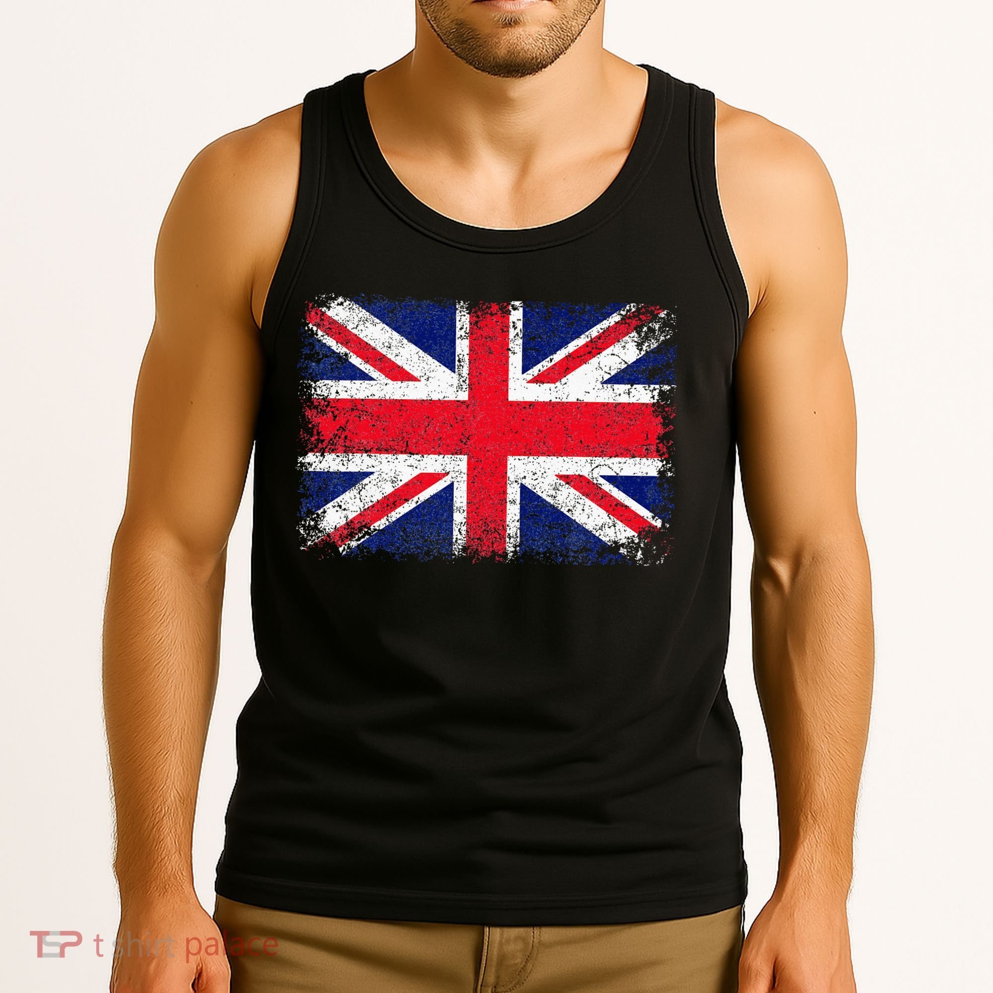 Union Jack Flag United Kingdom Great Britain England Tank Top