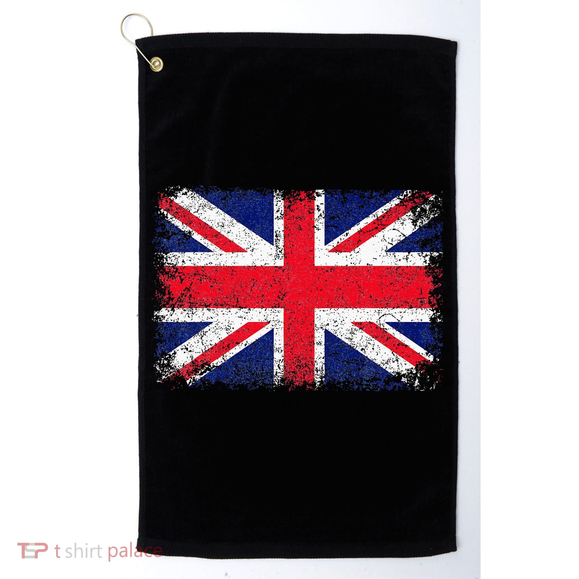 Union Jack Flag United Kingdom Great Britain England Golf Towel
