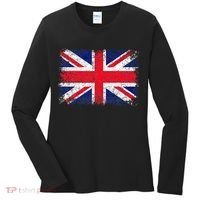 Union Jack Flag United Kingdom Great Britain England Women's Long Sleeve Shirt thumb 0