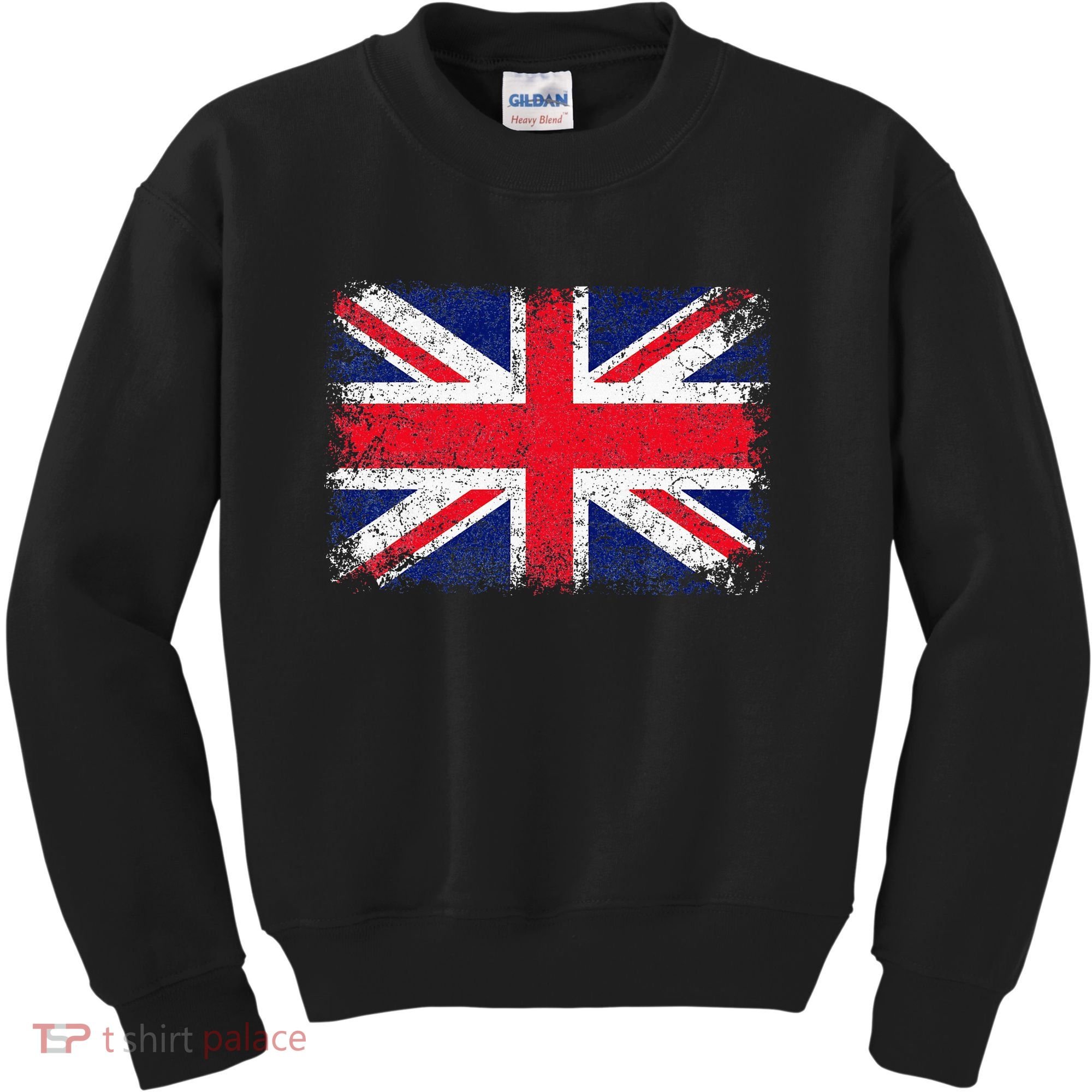 Union Jack Flag United Kingdom Great Britain England Kids Sweatshirt