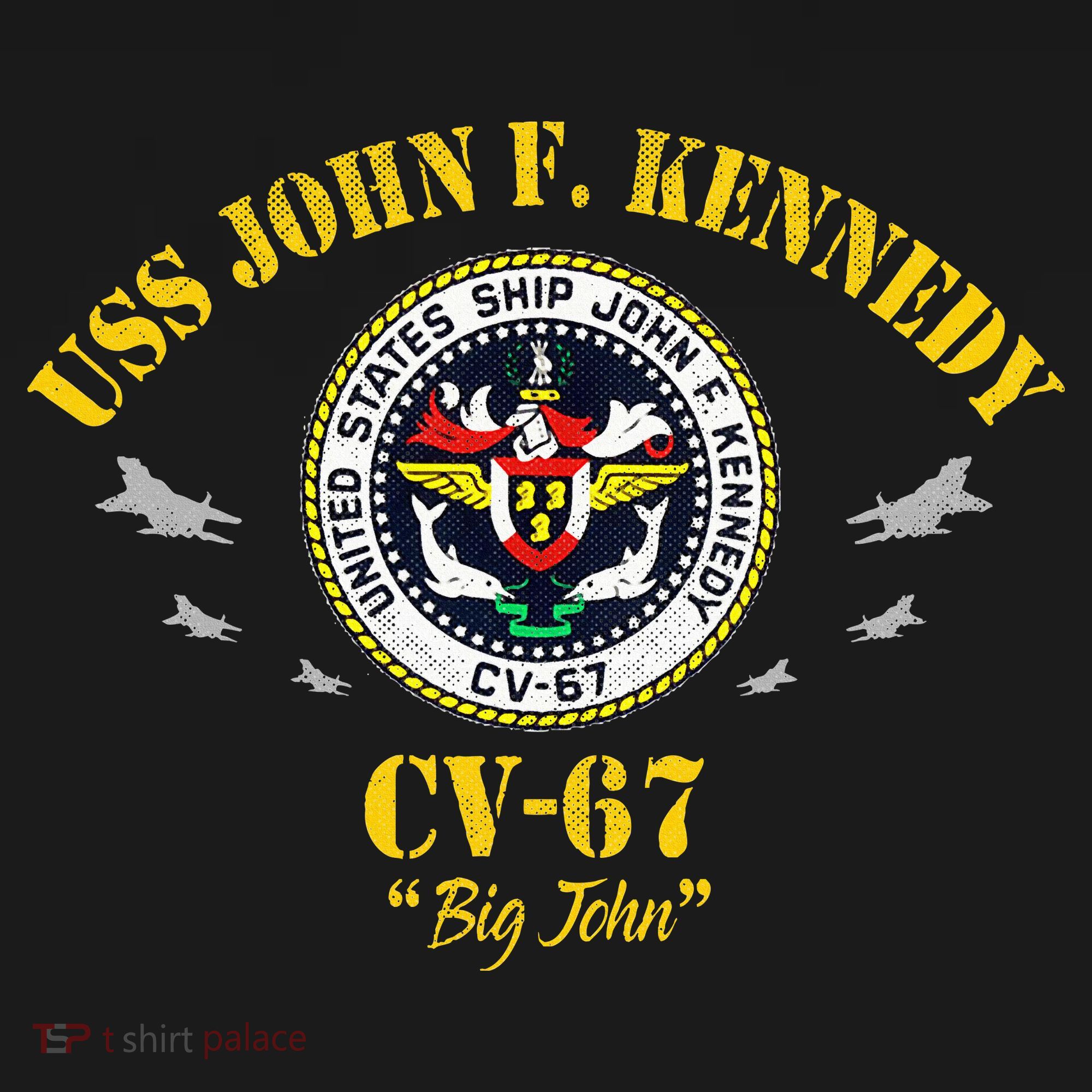 Uss John F. Kennedy Cv67 Aircraft Carrier Veteran Flag Sweatshirt