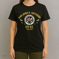 Uss John F. Kennedy Cv67 Aircraft Carrier Veteran Flag T-Shirt thumb 4