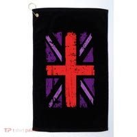 Union Jack Idea For United Kingdom And Platinum Jubilee Gift Golf Towel thumb 0