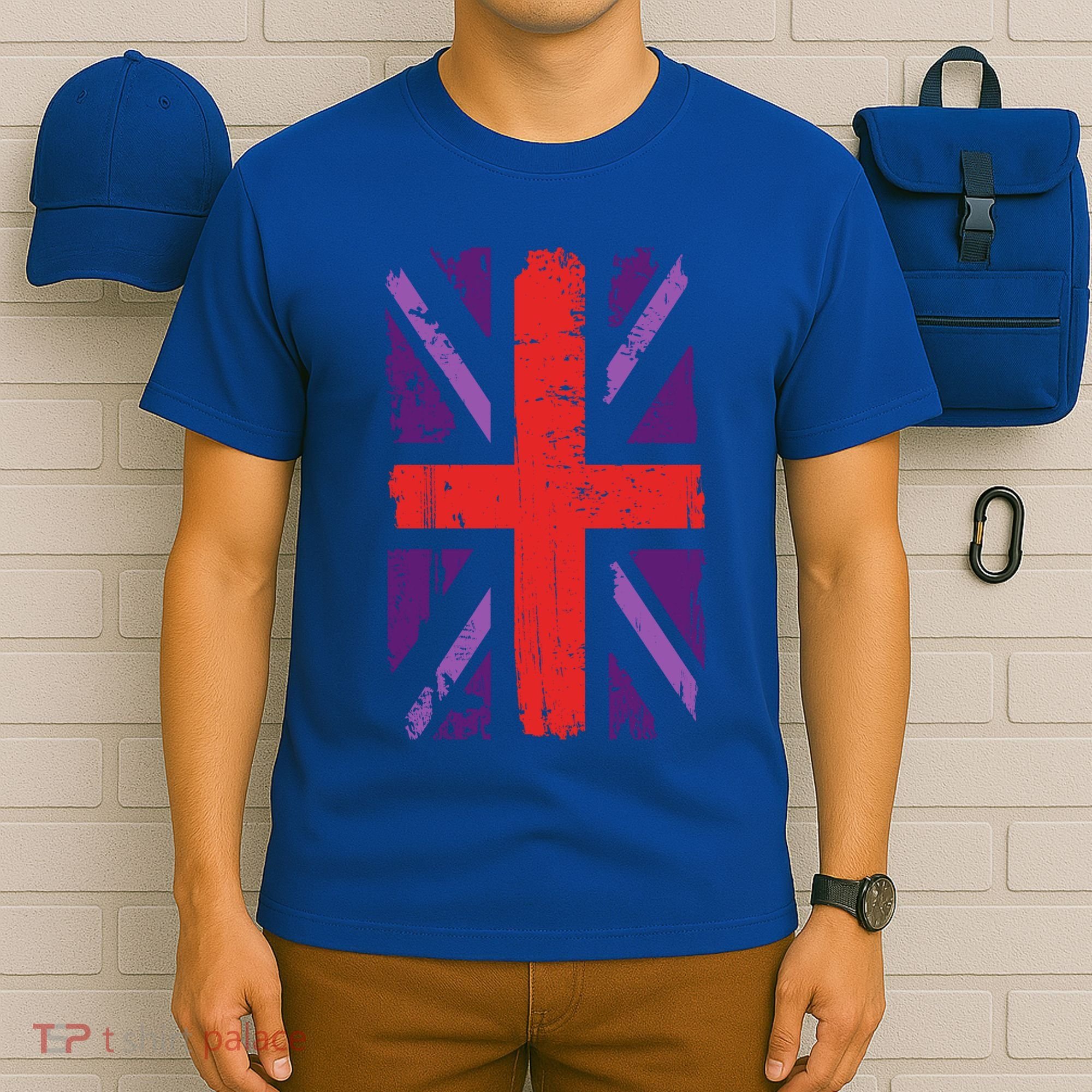 Union Jack Idea For United Kingdom And Platinum Jubilee Gift T-Shirt