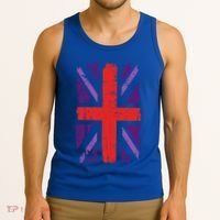 Union Jack Idea For United Kingdom And Platinum Jubilee Gift Tank Top thumb 3