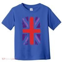 Union Jack Idea For United Kingdom And Platinum Jubilee Gift Toddler T-Shirt thumb 0