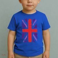 Union Jack Idea For United Kingdom And Platinum Jubilee Gift Toddler T-Shirt thumb 2