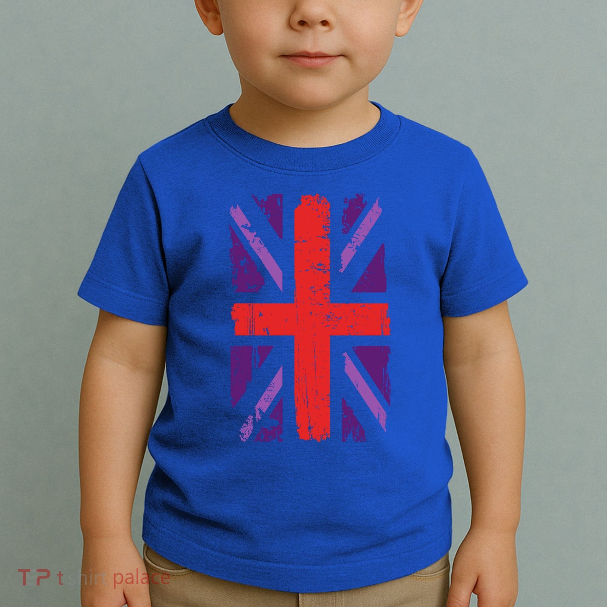 Union Jack Idea For United Kingdom And Platinum Jubilee Gift Toddler T-Shirt