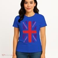 Union Jack Idea For United Kingdom And Platinum Jubilee Gift Women's T-Shirt thumb 4
