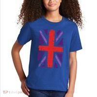 Union Jack Idea For United Kingdom And Platinum Jubilee Gift Kids T-Shirt thumb 2