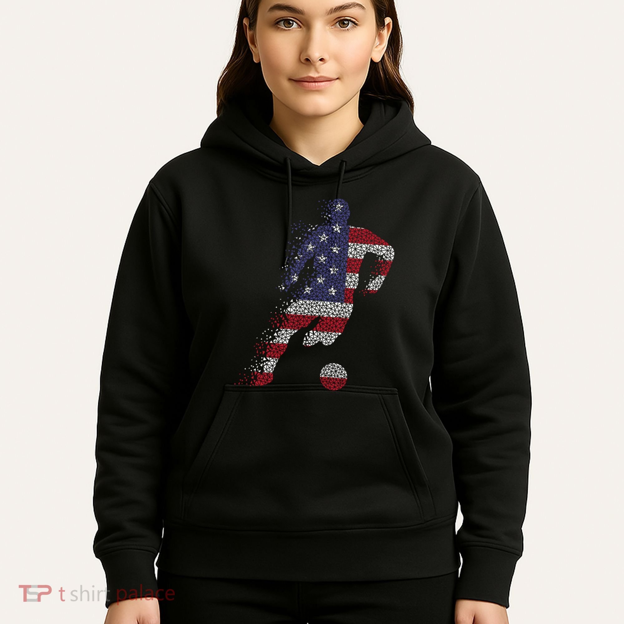 USA Jersey Soccer Hoodie