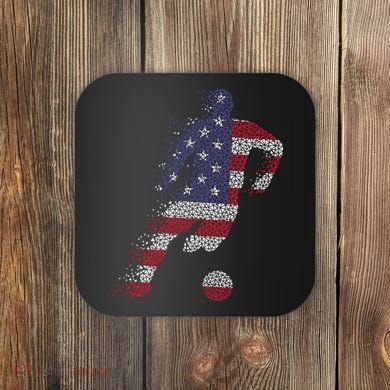 USA Jersey Soccer Coaster