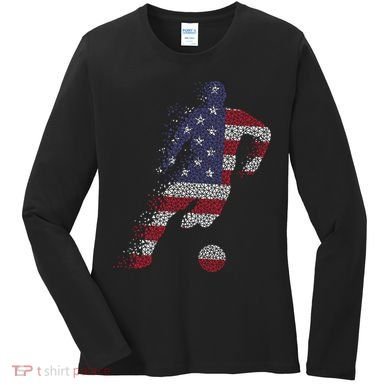 USA Jersey Soccer Women's Long Sleeve Shirt