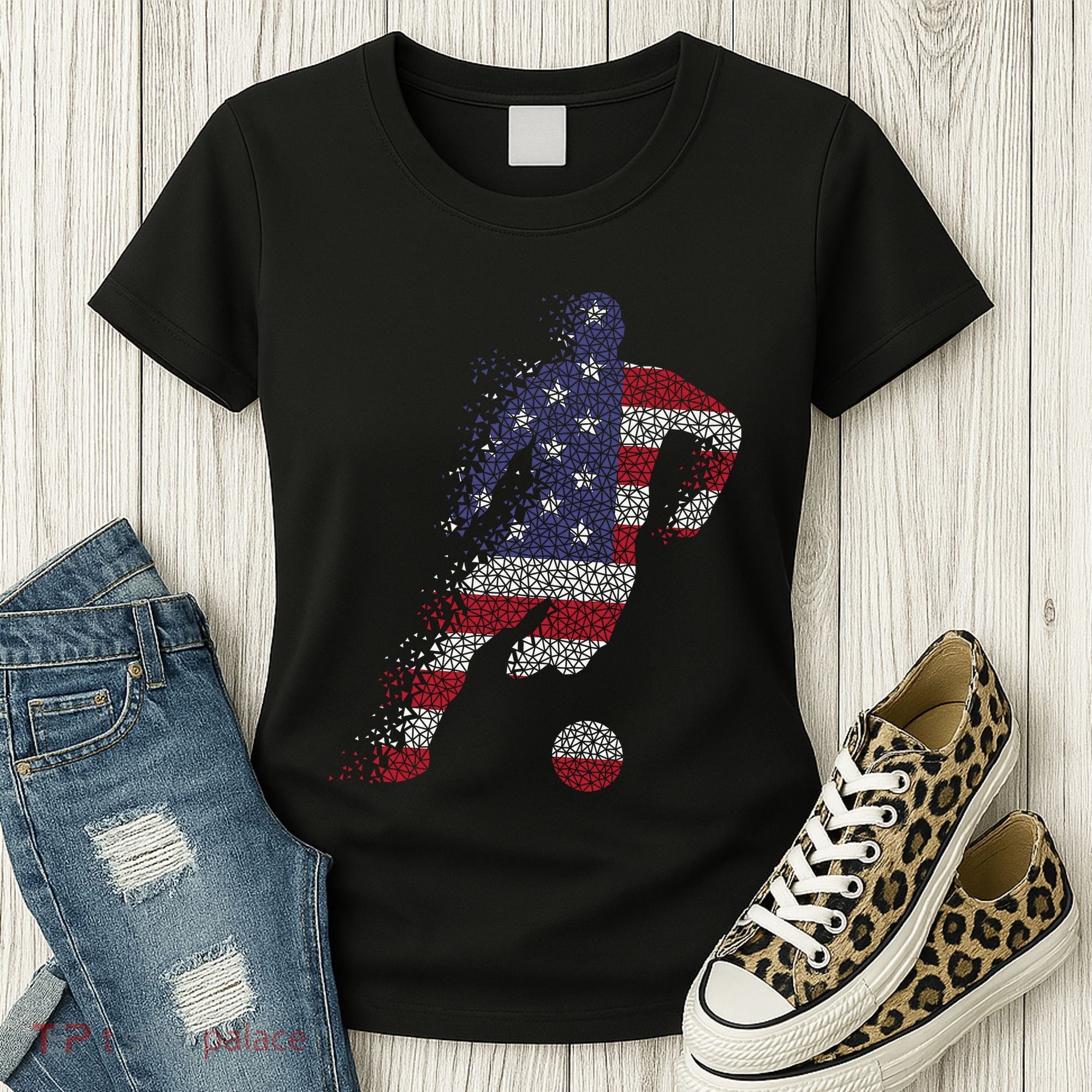 USA Jersey Soccer Women's T-Shirt