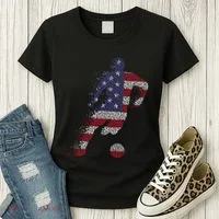 USA Jersey Soccer Women's T-Shirt thumb 3