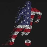 USA Jersey Soccer Women's T-Shirt thumb 6