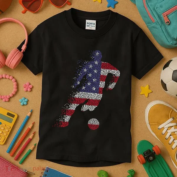 USA Jersey Soccer Kids T-Shirt