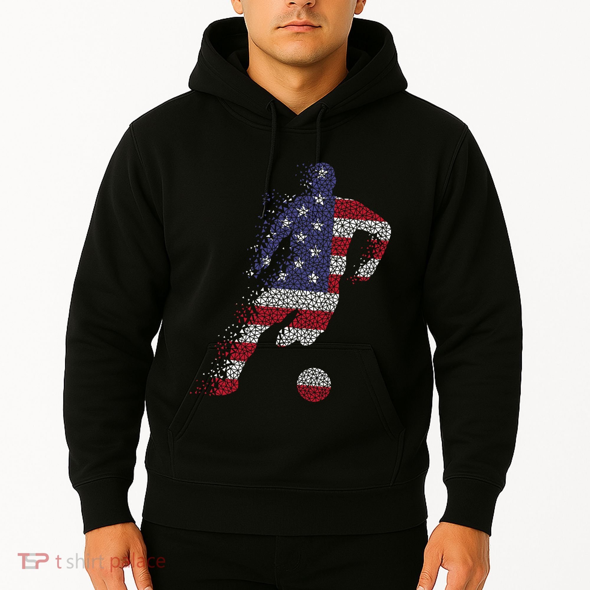 USA Jersey Soccer Hoodie