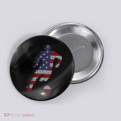 USA Jersey Soccer Button