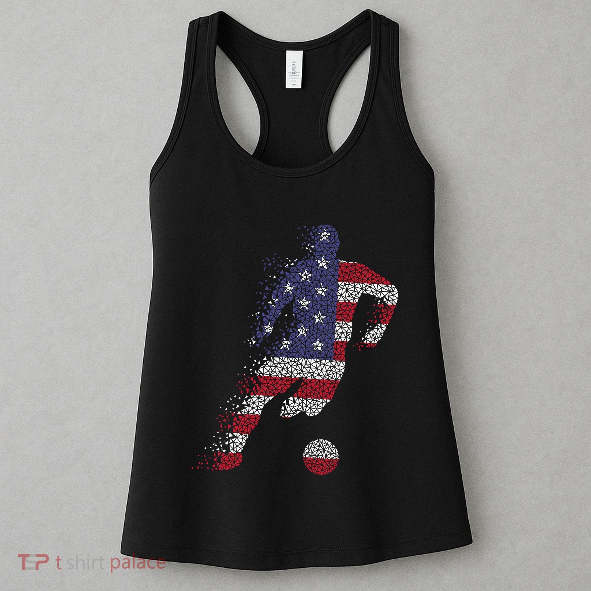 USA Jersey Soccer Women's Tank Top
