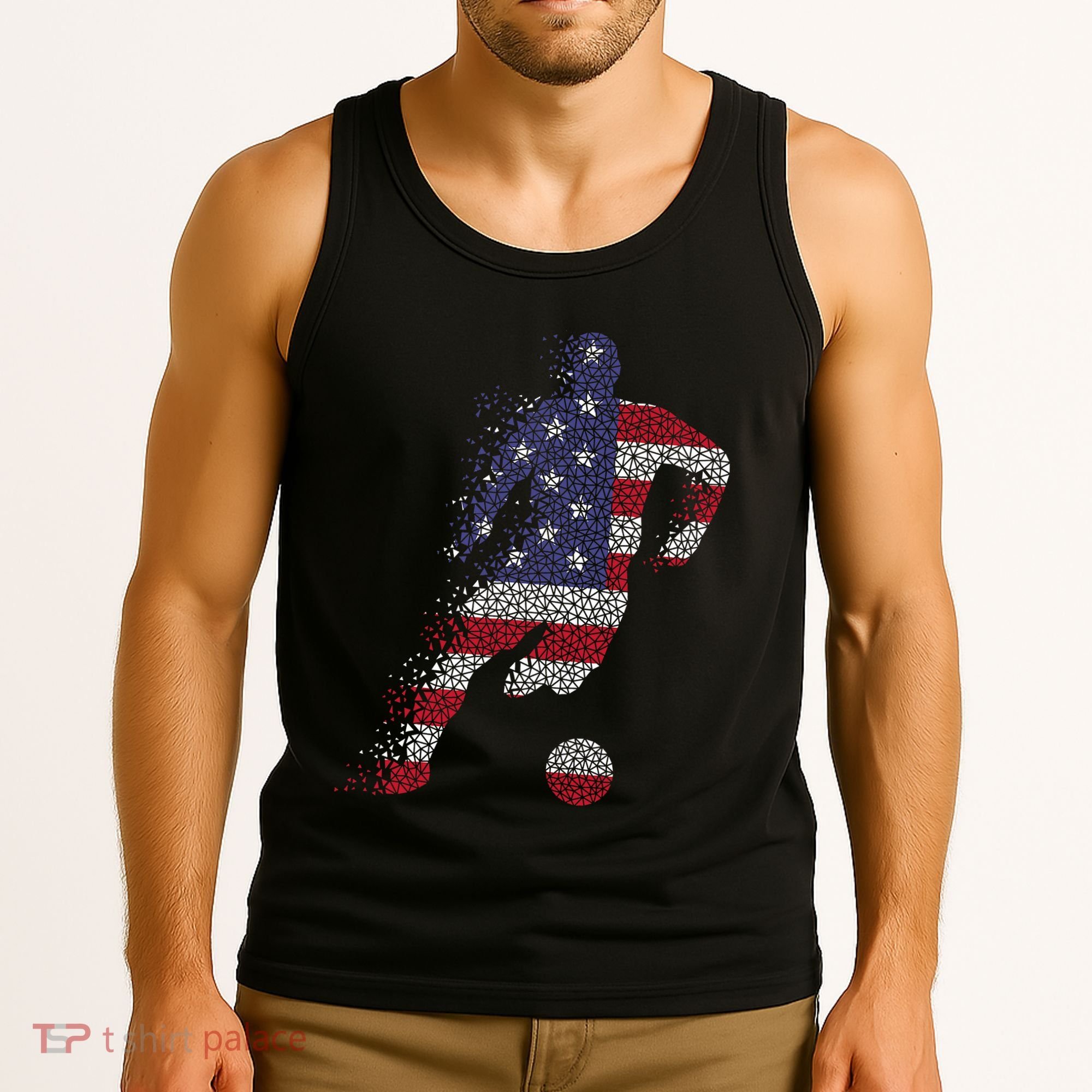 USA Jersey Soccer Tank Top