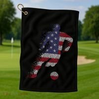 USA Jersey Soccer Golf Towel thumb 1