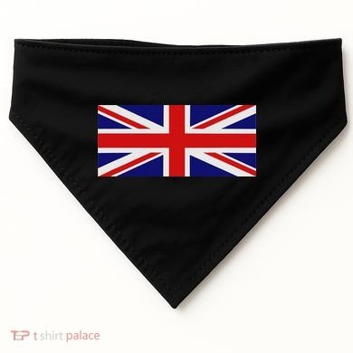 Union Jack Uk Flag USA-Made Doggie Bandana