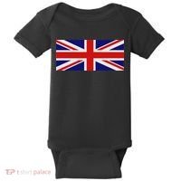 Union Jack Uk Flag Baby Bodysuit thumb 0