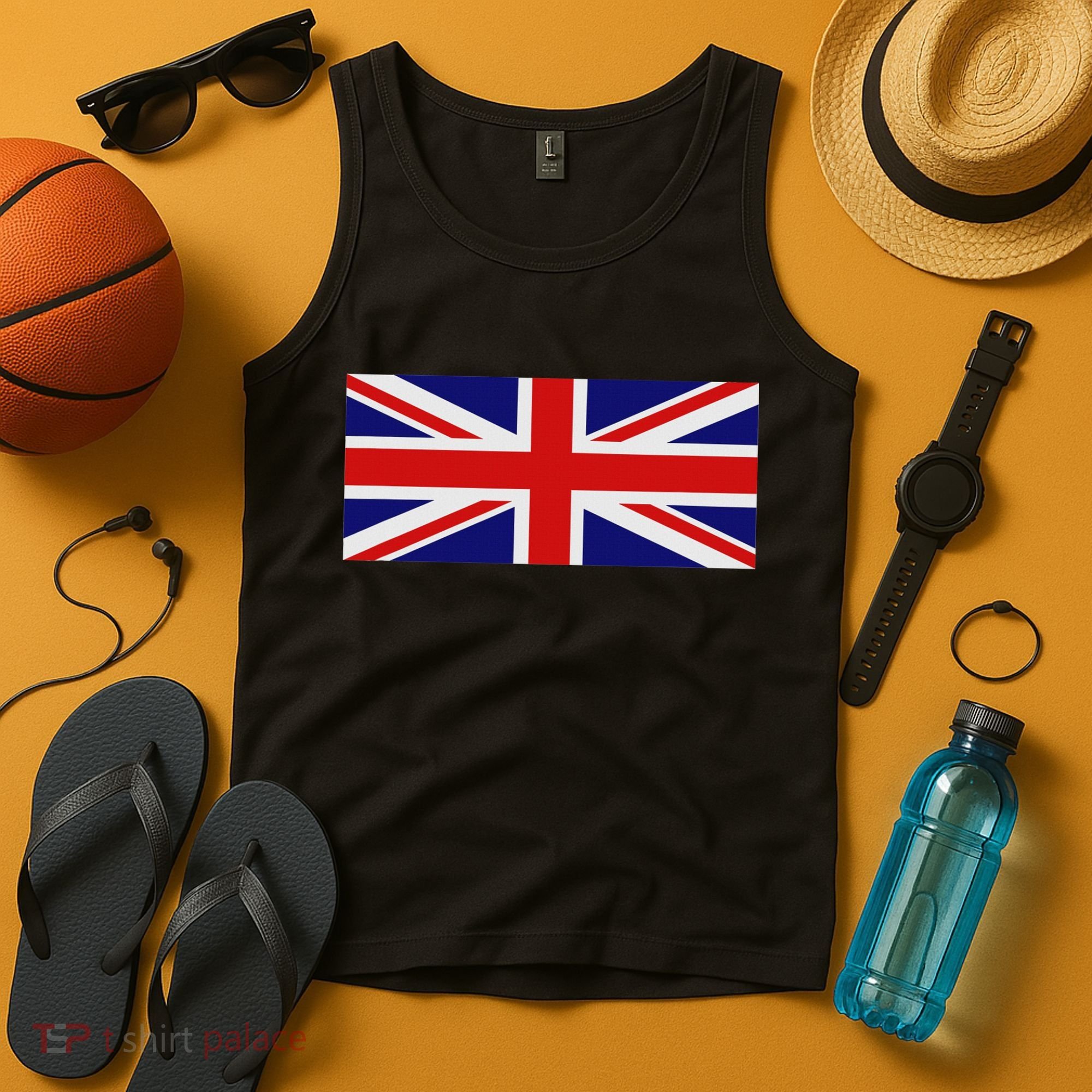 Union Jack Uk Flag Tank Top