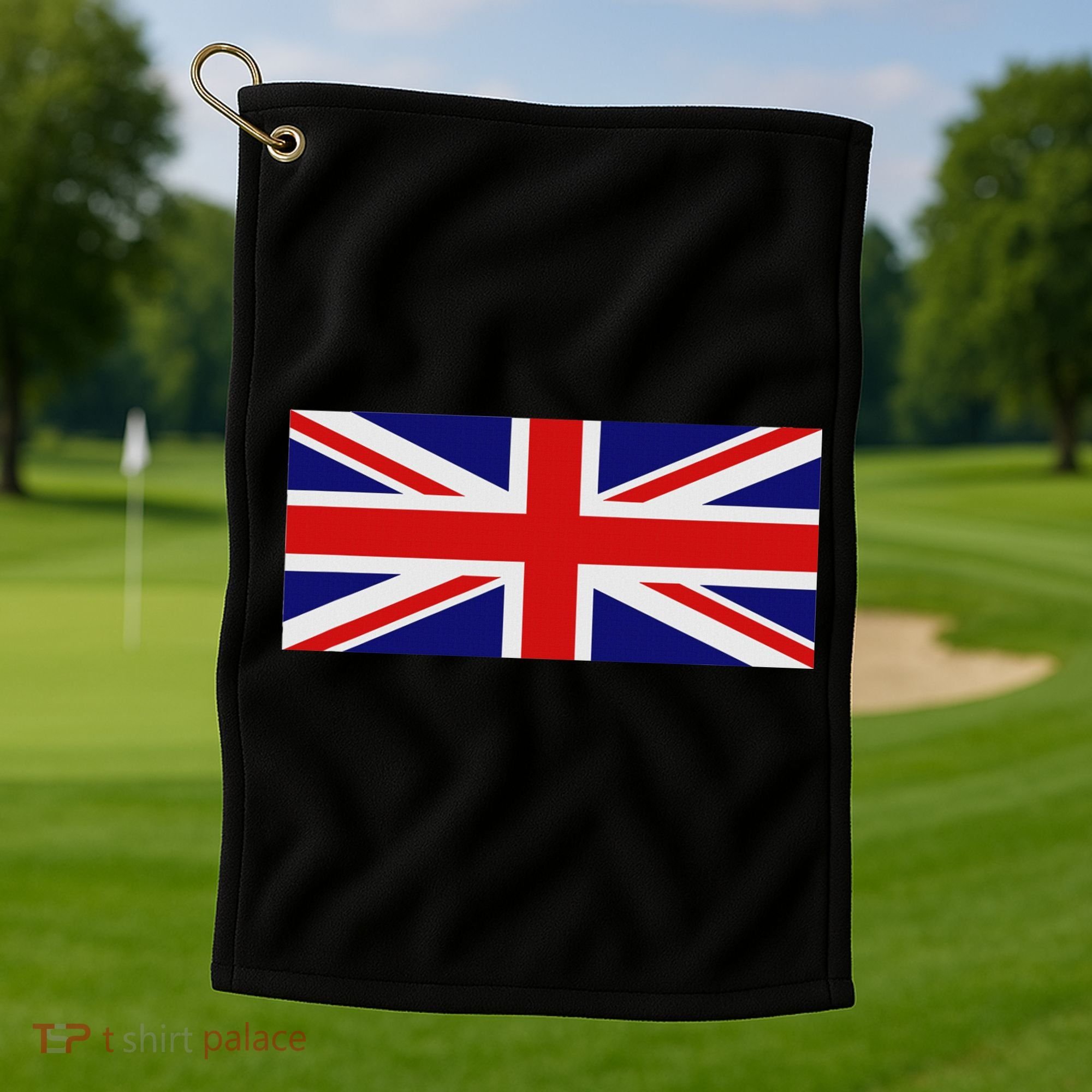 Union Jack Uk Flag Golf Towel