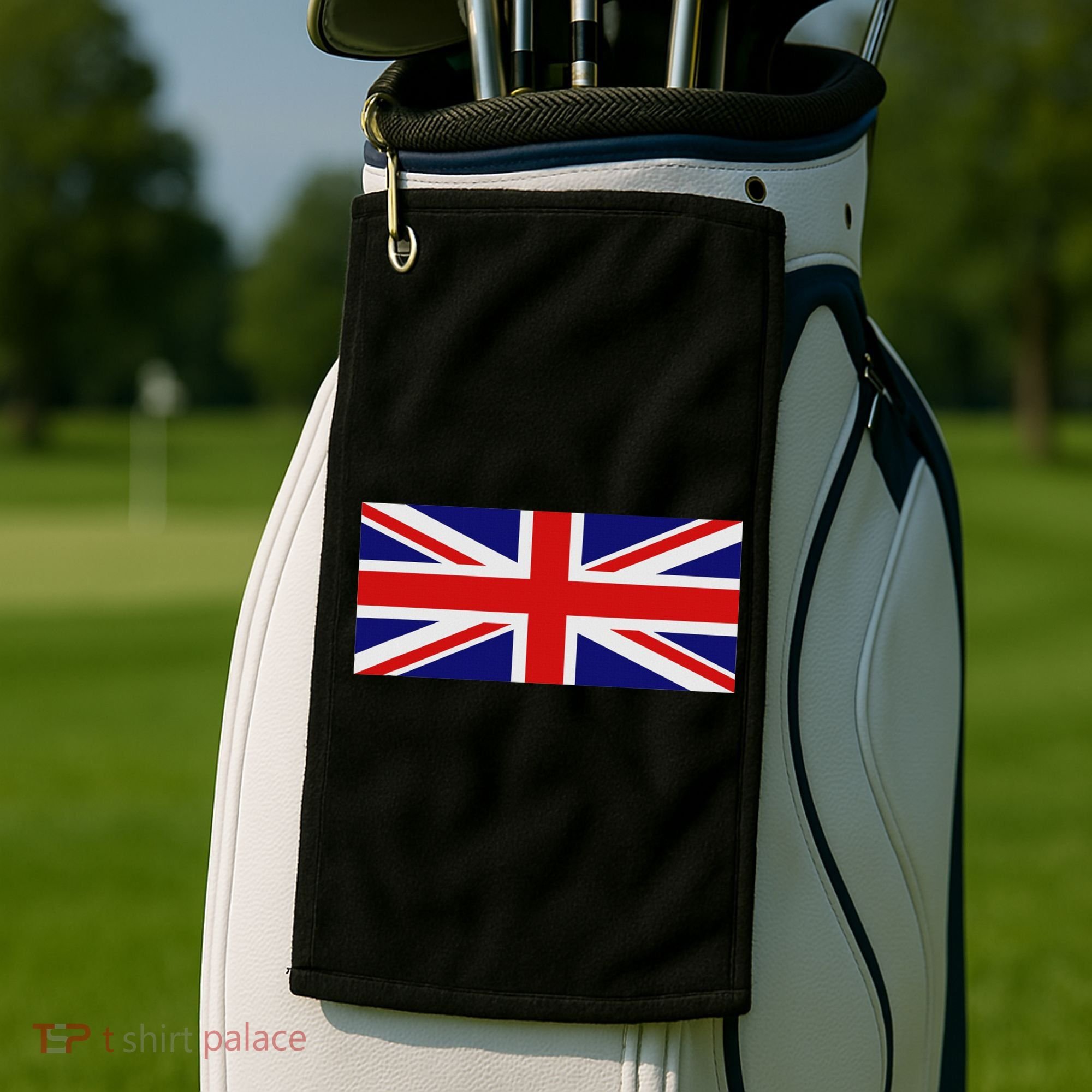 Union Jack Uk Flag Golf Towel