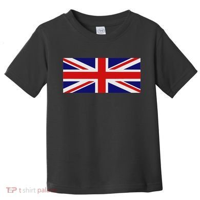 Union Jack Uk Flag Toddler T-Shirt