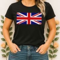 Union Jack Uk Flag Women's T-Shirt thumb 2