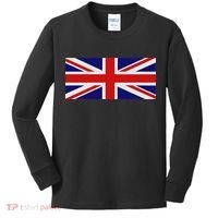 Union Jack Uk Flag Kids Long Sleeve Shirt thumb 0