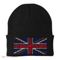 Union Jack With City Called Word Art Gift Beanie thumb 0