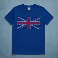 Union Jack With City Called Word Art Gift T-Shirt thumb 5