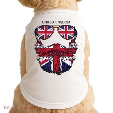 United Kingdom Beard Flag Doggie Tank