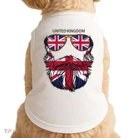 United Kingdom Beard Flag Doggie Tank thumb 0