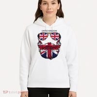 United Kingdom Beard Flag Hoodie thumb 5