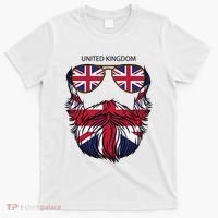United Kingdom Beard Flag T-Shirt thumb 0